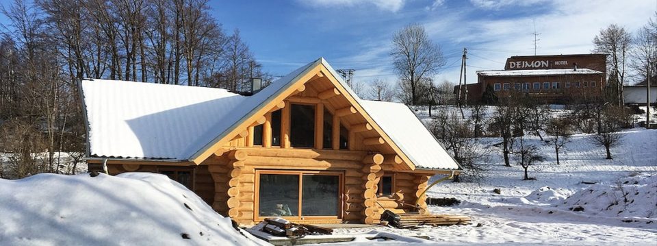 Srub novostavba tepelná čerpadla